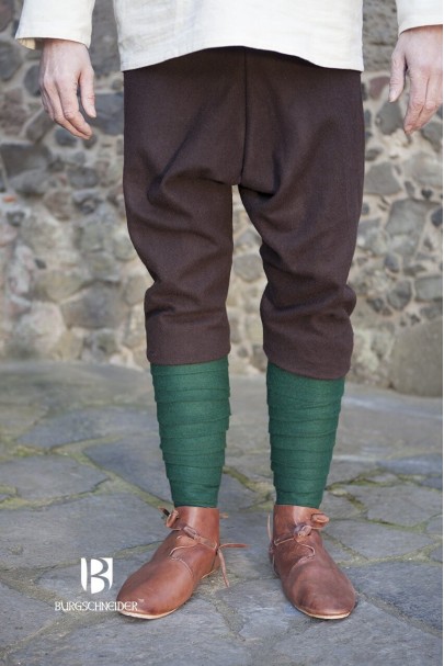 Pantalones de lana tipo Thorberg Fenris - Brown
