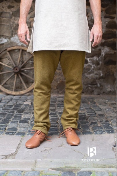 Pantalones de lana tipo Thorberg Fenris - Verde