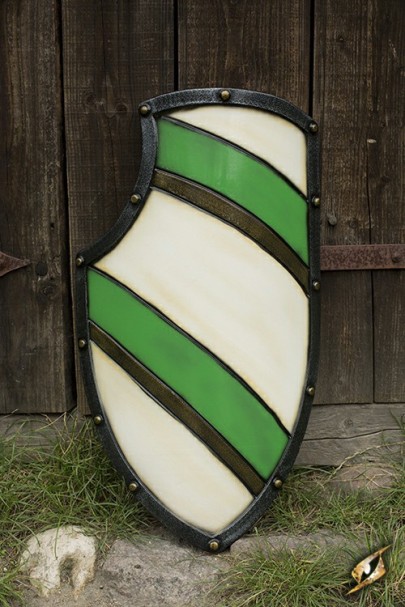 Knight Shield Green / White