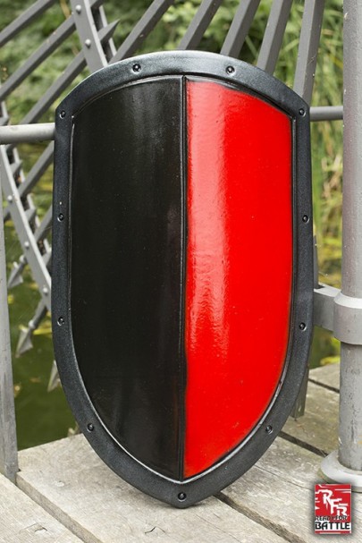 RFB Kite Shield Black and Red