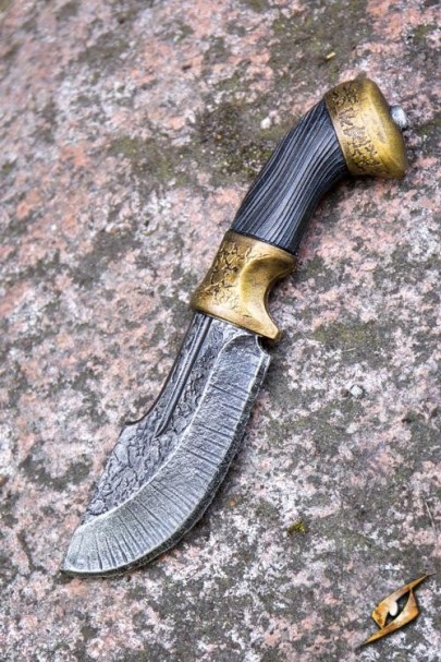Cuchillo de Cazador - Negro - 21cm