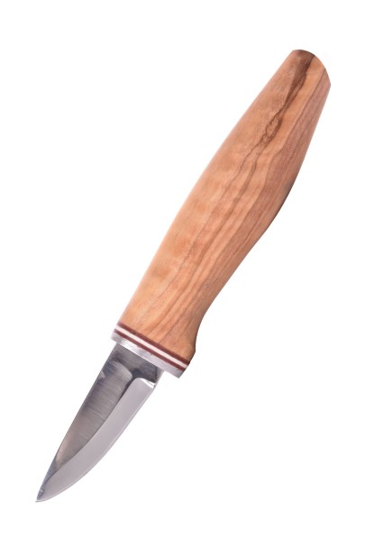 Nordic Whittle Cuchillo de acero inoxidable 440 w / vaina de cuero