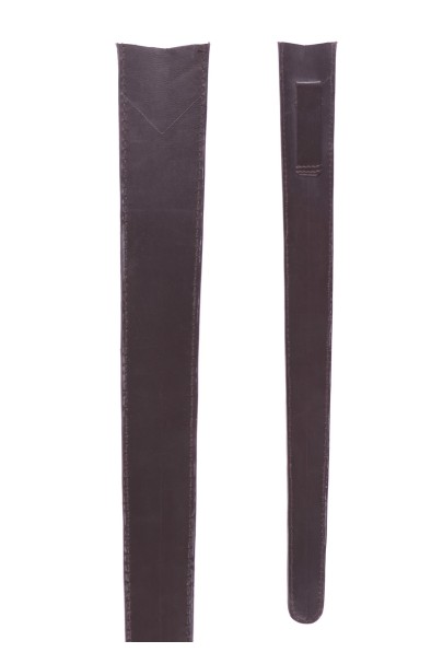 Leather scabbard for one-handed- sword, dark-brown
